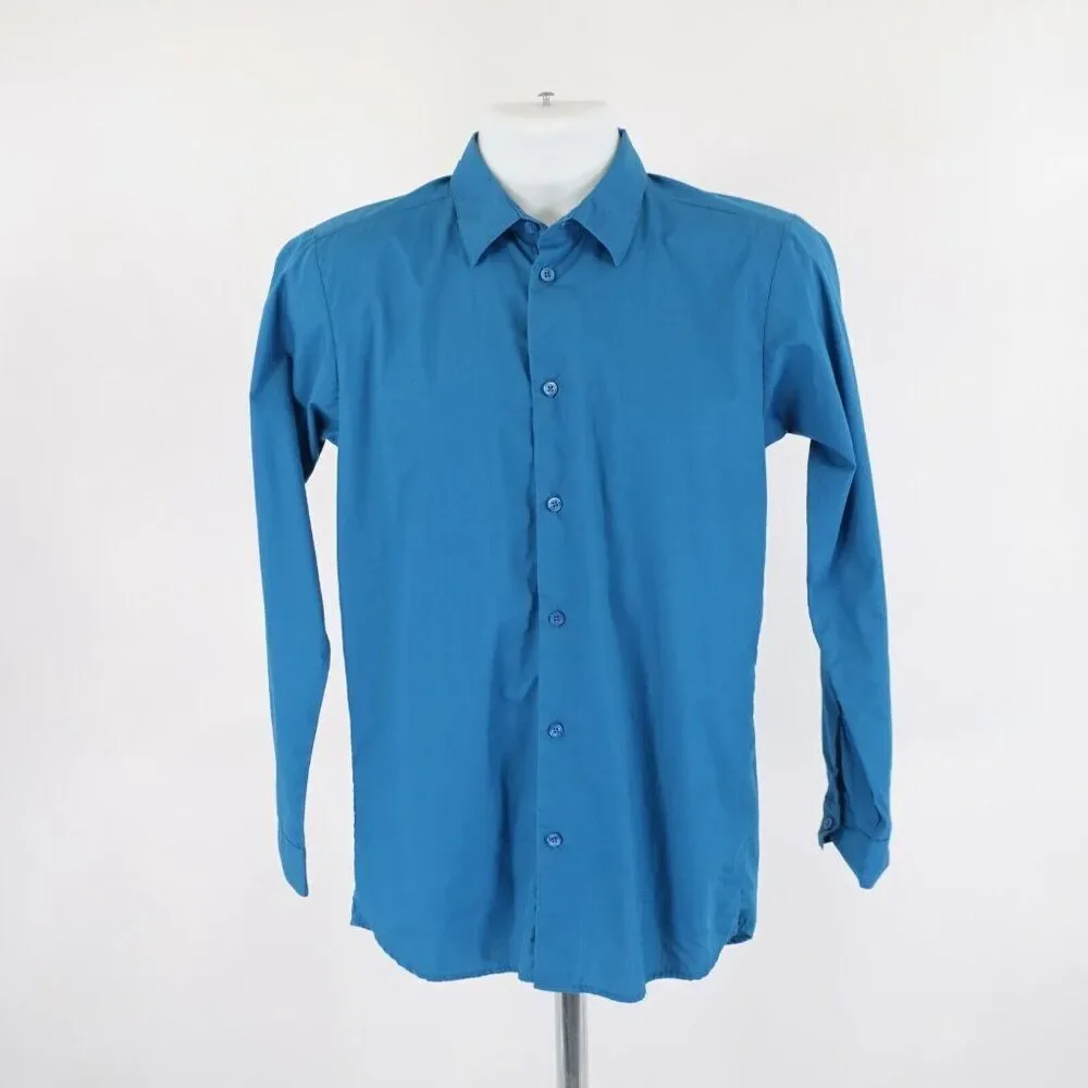 Dockers Teal Collared Dress Shirt‎ Boys Size 18